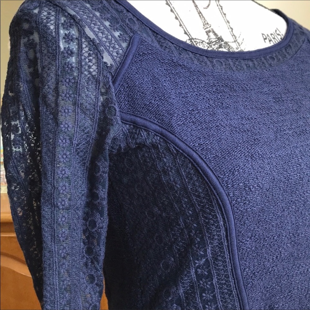 Perfect Navy Blue Anthropologie Dress For Work! - image 3